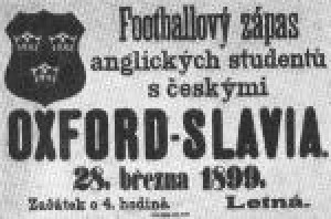 Slavia - Oxford, 28.3.1899